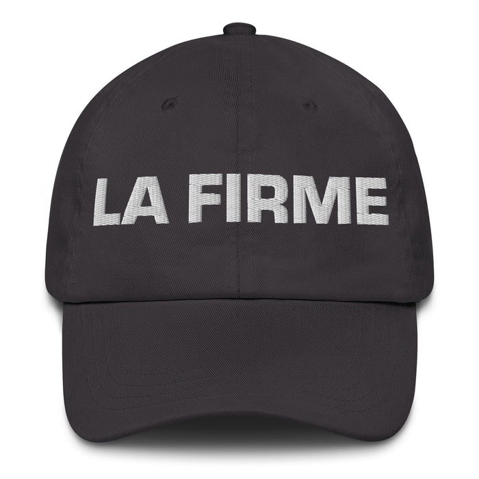 La Firme The Steadfast One Mexican Spanish Pride Gift Regalo Dad Hat Mexicada Dark Grey