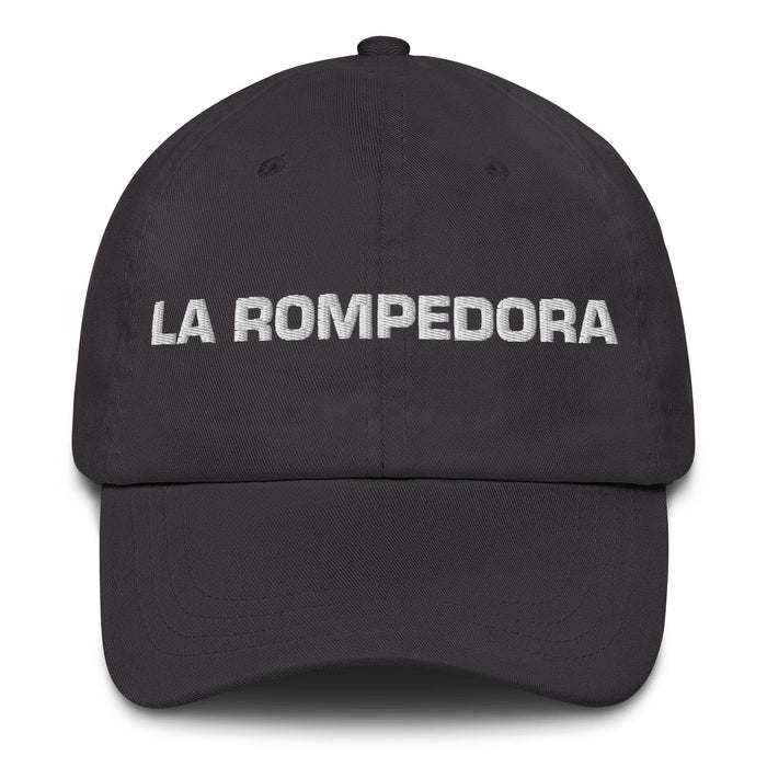 La Rompedora The Breaker Mexican Spanish Pride Gift Regalo Dad Hat Mexicada Dark Grey