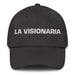 La Visionaria The Visionary Mexican Spanish Pride Gift Regalo Dad Hat Mexicada Dark Grey