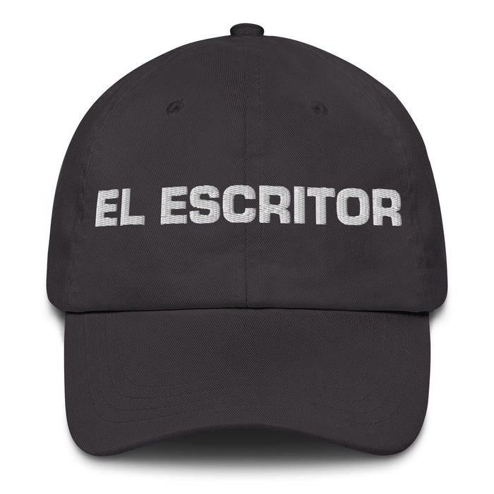 El Escritor The Writer Mexican Spanish Pride Gift Regalo Dad Hat Mexicada Dark Grey