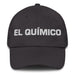 El Químico The Chemist Mexican Spanish Pride Gift Regalo Dad Hat Mexicada Dark Grey