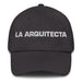 La Arquitecta The Architect Mexican Spanish Pride Gift Regalo Dad Hat Mexicada Dark Grey