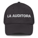 La Auditora The Auditor Mexican Spanish Pride Gift Regalo Dad Hat Mexicada Dark Grey