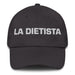 La Dietista The Dietitian Mexican Spanish Pride Gift Regalo Dad Hat Mexicada Dark Grey