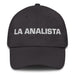 La Analista The Analyst Mexican Spanish Pride Gift Regalo Dad Hat Mexicada Dark Grey