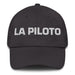 La Piloto The Pilot Mexican Spanish Pride Gift Regalo Dad Hat Mexicada Dark Grey