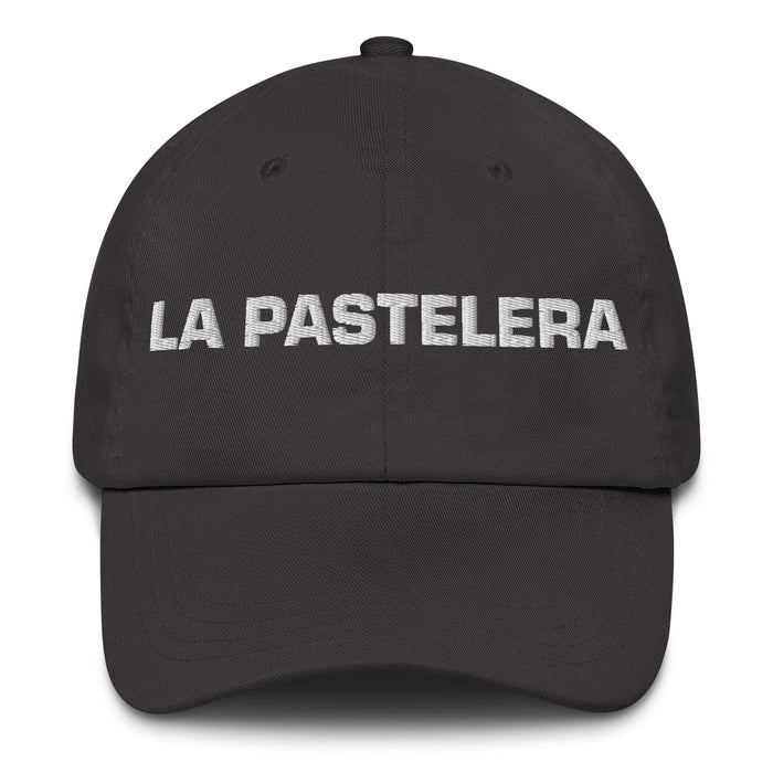 La Pastelera The Pastry Chef Mexican Spanish Pride Gift Regalo Dad Hat Mexicada Dark Grey