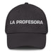 La Profesora The Professor Mexican Spanish Pride Gift Regalo Dad Hat Mexicada Dark Grey