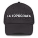 La Topografa The Surveyor Mexican Spanish Pride Gift Regalo Dad Hat Mexicada Dark Grey