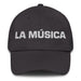 La Música The Musician Mexican Spanish Pride Gift Regalo Dad Hat Mexicada Dark Grey