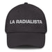 La Radialista The Radio Broadcaster Mexican Spanish Pride Gift Regalo Dad Hat Mexicada Dark Grey