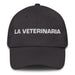 La Veterinaria The Veterinarian Mexican Spanish Pride Gift Regalo Dad Hat Mexicada Dark Grey