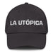 La Utópica The Utopian Mexican Spanish Pride Gift Regalo Dad Hat Mexicada Dark Grey