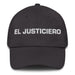 El Justiciero The Justice Advocate Mexican Spanish Pride Gift Regalo Dad Hat Mexicada Dark Grey