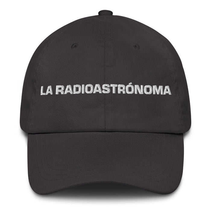 La Radioastrónoma The Radio Astronomer Mexican Spanish Pride Gift Regalo Dad Hat Mexicada Dark Grey