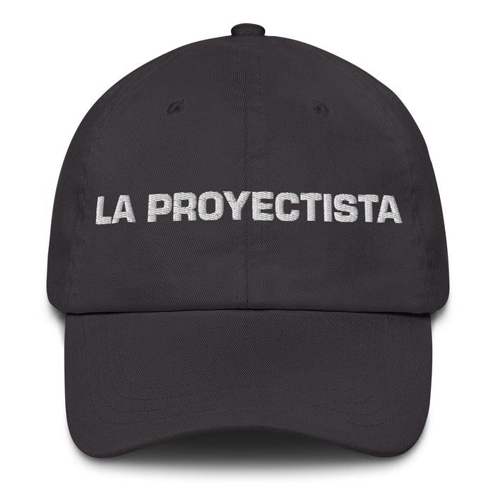 La Proyectista The Drafter Mexican Spanish Pride Gift Regalo Dad Hat Mexicada Dark Grey