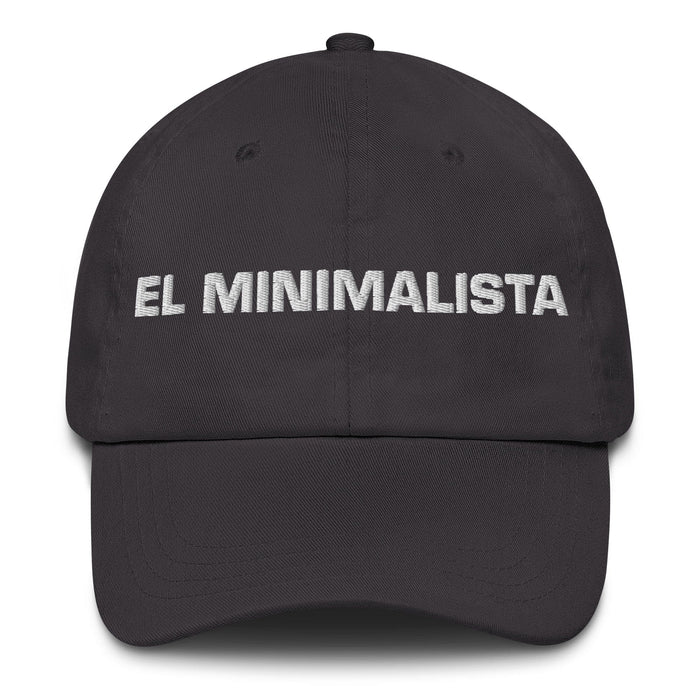 El Minimalista The Minimalist Mexican Spanish Pride Gift Regalo Dad Hat Mexicada Dark Grey