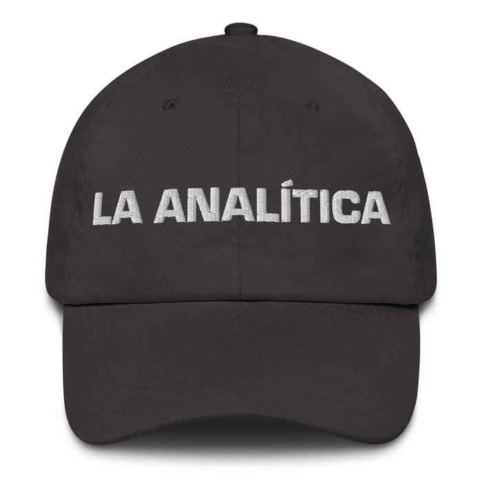 La Analítica The Analytic Mexican Spanish Pride Gift Regalo Dad Hat Mexicada Dark Grey