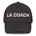 La Coach The Life Coach Mexican Spanish Pride Gift Regalo Dad Hat Mexicada Dark Grey