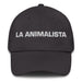 La Animalista The Animal Rights Activist Mexican Spanish Pride Gift Regalo Dad Hat Mexicada Dark Grey