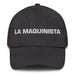 La Maquinista The Machinist Mexican Spanish Pride Gift Regalo Dad Hat Mexicada Dark Grey