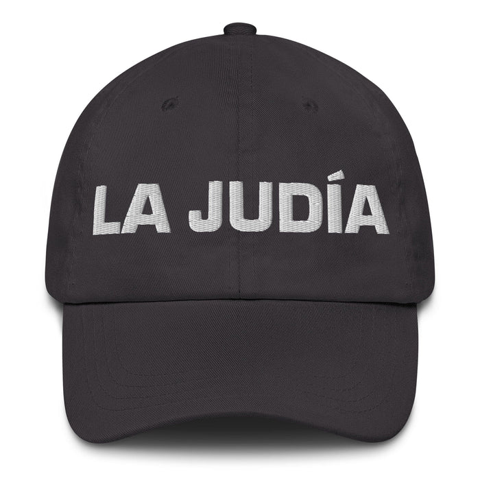 La Judía The Jew Mexican Spanish Pride Gift Regalo Dad Hat Mexicada Dark Grey