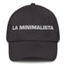 La Minimalista The Minimalist Mexican Spanish Pride Gift Regalo Dad Hat Mexicada Dark Grey