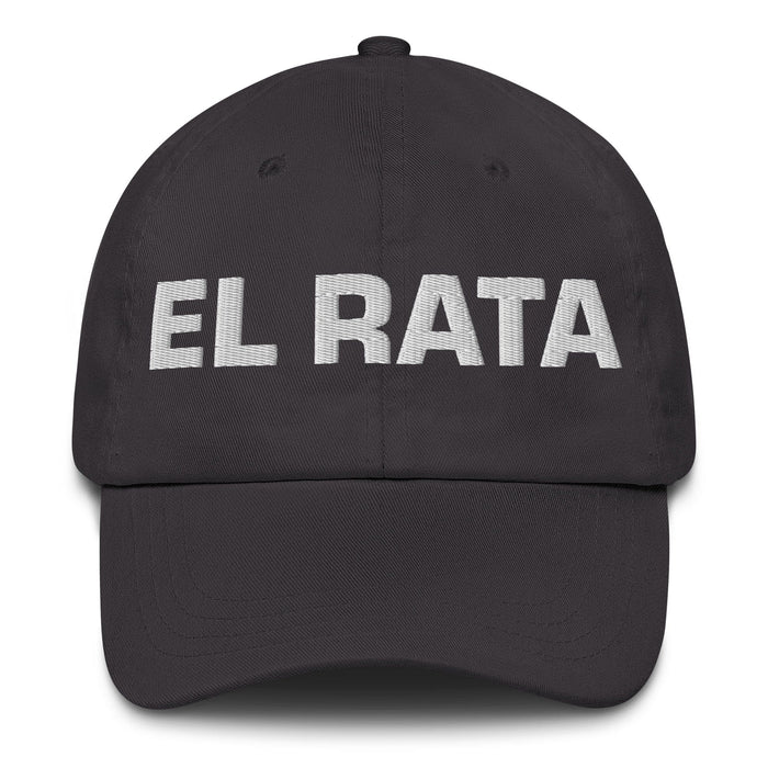 El Rata The Rat Mexican Spanish Pride Gift Regalo Dad Hat Mexicada Dark Grey