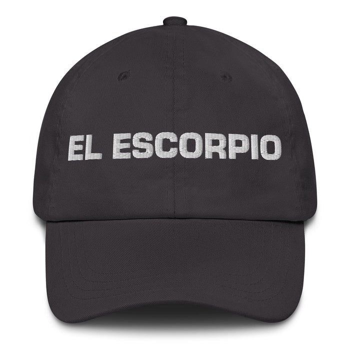 El Escorpio The Scorpio Mexican Spanish Pride Gift Regalo Dad Hat Mexicada Dark Grey