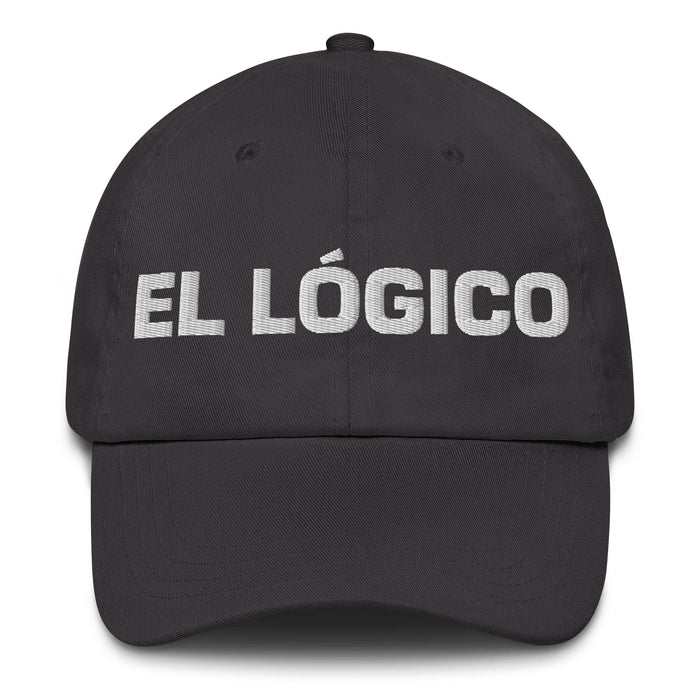 El Lógico The Logical Mexican Spanish Pride Gift Regalo Dad Hat Mexicada Dark Grey