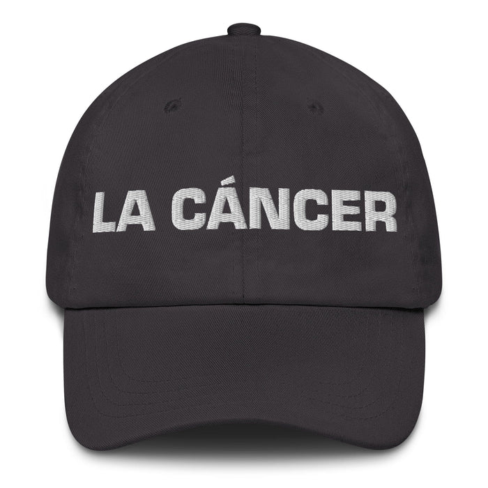 La Cáncer The Cancer Mexican Spanish Pride Gift Regalo Dad Hat Mexicada Dark Grey