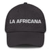 La Africana The African Mexican Spanish Pride Gift Regalo Dad Hat Mexicada Dark Grey