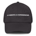 La Abierta A Experiencias The Open To Experiences Mexican Spanish Pride Gift Regalo Dad Hat Mexicada Dark Grey