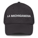 La Michiganesa The Michigander Mexican Spanish Pride Gift Regalo Dad Hat Mexicada Dark Grey