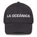 La Oceánica The Oceanian Mexican Spanish Pride Gift Regalo Dad Hat Mexicada Dark Grey