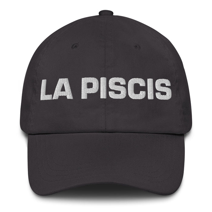 La Piscis The Pisces Mexican Spanish Pride Gift Regalo Dad Hat Mexicada Dark Grey