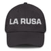 La Rusa The Russian Mexican Spanish Pride Gift Regalo Dad Hat Mexicada Dark Grey