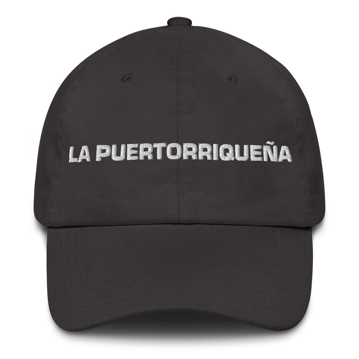 La Puertorriqueña The Puerto Rican Mexican Spanish Pride Gift Regalo Dad Hat Mexicada Dark Grey