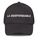 La Responsable The Conscientious Mexican Spanish Pride Gift Regalo Dad Hat Mexicada Dark Grey