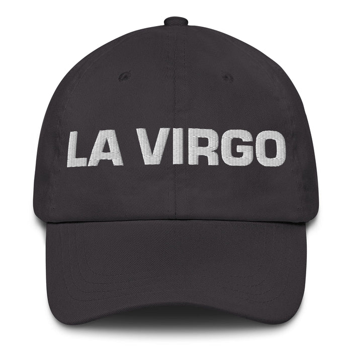 La Virgo The Virgo Mexican Spanish Pride Gift Regalo Dad Hat Mexicada Dark Grey