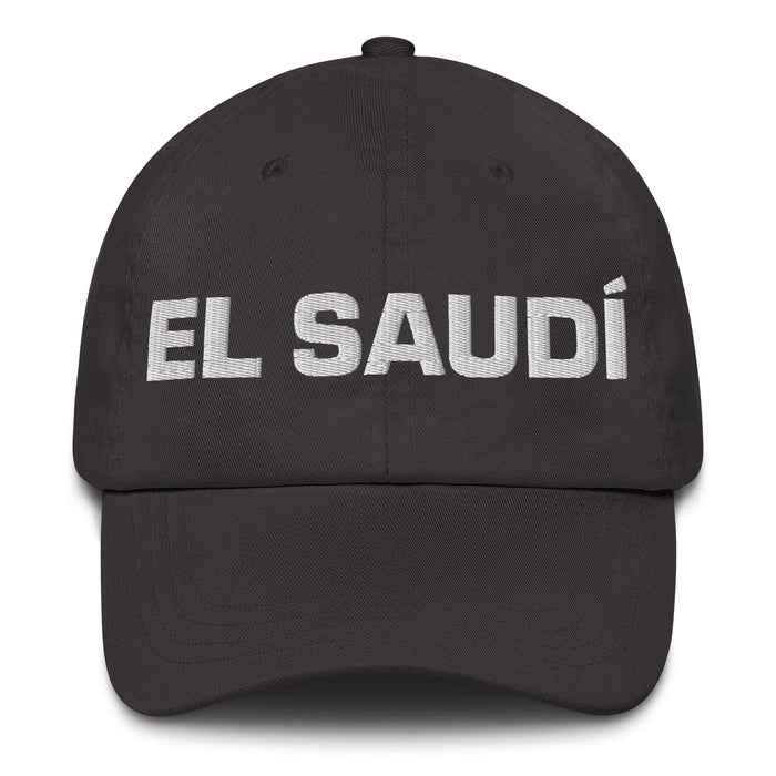 El Saudí The Saudi Mexican Spanish Pride Gift Regalo Dad Hat Mexicada Dark Grey