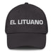 El Lituano The Lithuanian Mexican Spanish Pride Gift Regalo Dad Hat Mexicada Dark Grey