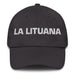 La Lituana The Lithuanian Mexican Spanish Pride Gift Regalo Dad Hat Mexicada Dark Grey