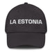 La Estonia The Estonian Mexican Spanish Pride Gift Regalo Dad Hat Mexicada Dark Grey