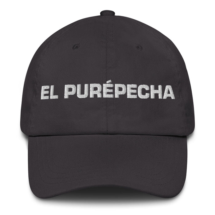 El Purépecha The Purépecha Mexican Spanish Pride Gift Regalo Dad Hat Mexicada Dark Grey