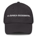 La África Occidental The West African Mexican Spanish Pride Gift Regalo Dad Hat Mexicada Dark Grey