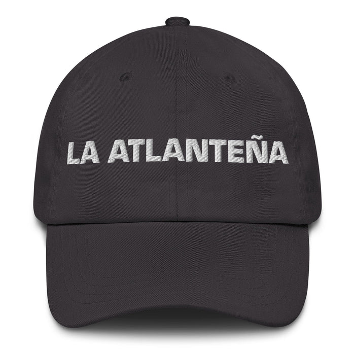 La Atlanteña The Atlantan Mexican Spanish Pride Gift Regalo Dad Hat Mexicada Dark Grey