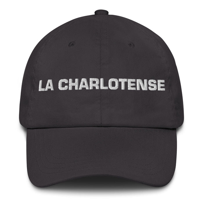 La Charlotense The Charlotte Resident Mexican Spanish Pride Gift Regalo Dad Hat Mexicada Dark Grey