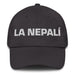 La Nepalí The Nepali Mexican Spanish Pride Gift Regalo Dad Hat Mexicada Dark Grey