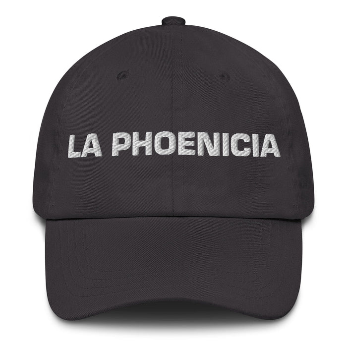 La Phoenicia The Phoenician (Phoenix Resident) Mexican Spanish Pride Gift Regalo Dad Hat Mexicada Dark Grey